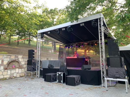 színpadfedés bérlés